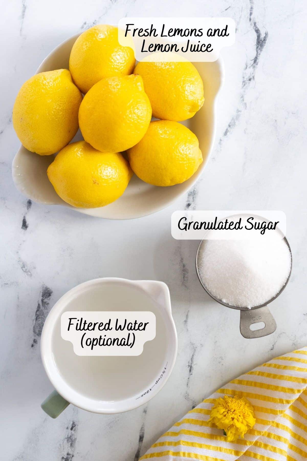 Fresh Lemon Simple Syrup Recipe